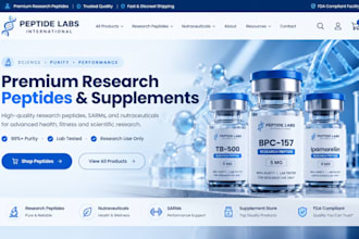 peptide website ecommerce peptide website peptide research website peptide store