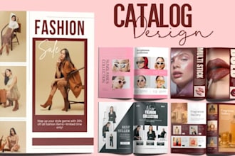 design professional magazine and layout for brand, print, digital in canva