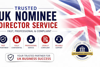 provide a trusted UK nominee director service, fast and compliant