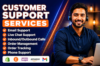 provide customer support, live chat and email support