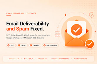 fix spf dkim dmarc for cold email deliverability