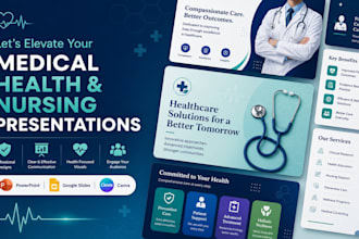design medical, healthcare and nursing powerpoint presentations, google slides