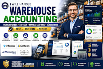 handle warehouse accounting using infoplus softeon manhattan wms korber wms