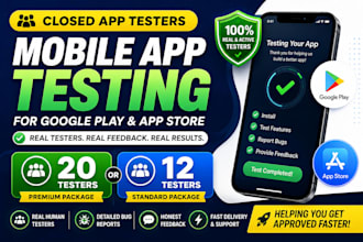 do google play closed testing with 20 testers for 14 days
