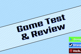 test and review your game