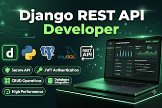 develop python django rest API