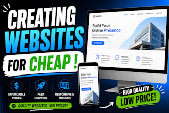 design and make a website for you
