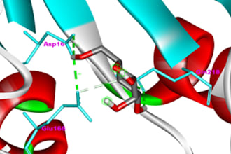 perform molecular docking and protein ligand interaction analysis