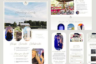 build luxury wix website, redesign luxury wix website, wix website design