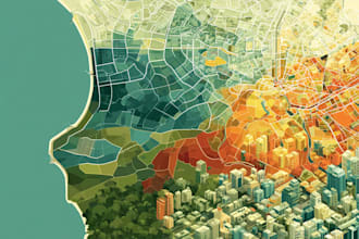design a creative custom vector event or map illustration