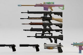 create custom low poly 3d assets in blockbench