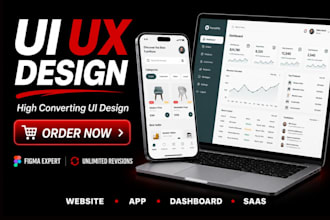 do website UI UX design, mobile app UI or web app design