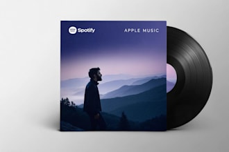 design album cover art for spotify and podcasts