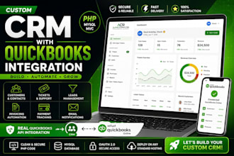 custom CRM with quickbooks integration