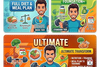 create you a custom meal plan for losing or gaining weight