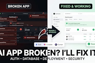 fix, secure and deploy your ai generated web app