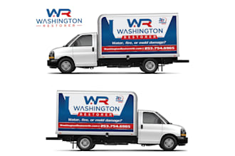 create brand logo, business card, brochure, flyer and vehicle wrap