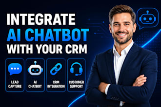 integrate ai chatbot with your CRM for lead capture and support