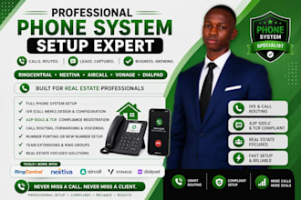 setup ringcentral quo nextiva aircall ivr ai calling agent real estate