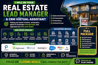 manage your real estate leads, CRM, and followup