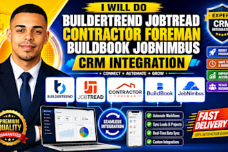 do buildertrend jobtread contractor foreman buildbook jobnimbus crm integration