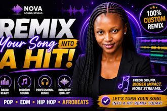 professionally remix your song into a radio ready hit