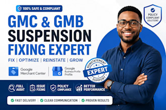 fix google merchant center gmc suspension go0gle business profile gmb suspension