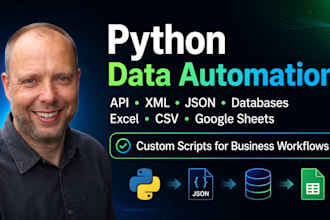 automate business data workflows with custom python scripts