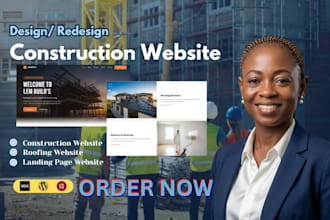 construction website, havc, plumbing, roofing website, idx on wix, wordpress