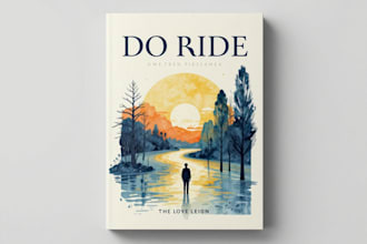do a unique book cover design or e book cover design