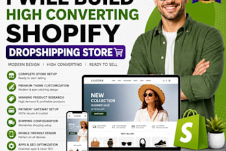 do shopify store design,shopify droshipping,shopify website development
