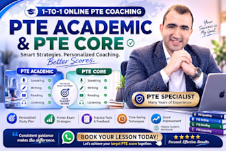 help you achieve your target score in pte academic or core