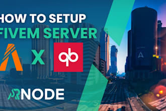 create fivem server, qbcore esx scripts, mlo, bug fixes, setup and optimize