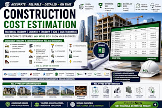 do material take off, quantity takeoff construction cost estimation