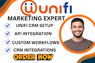 setup unifi CRM integration unifi workflow automation  unifi API integration
