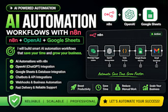 build ai automation workflows with n8n and openai