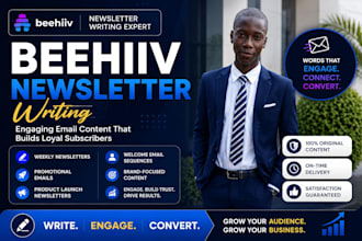 create a professional ghost newsletter website for writers and creators