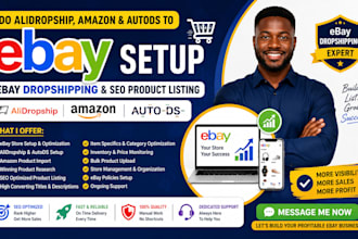 do alidropship amazon autods to ebay setup ebay drosphipping seo product listing