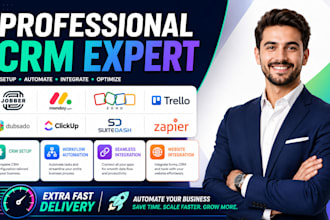 jobber monday zoho trello dubsado clickup suitedash zapier website integration