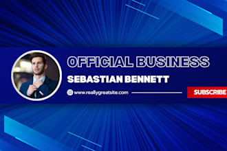 design a professional youtube banner in canva for your channel branding