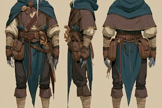 draw fantasy character design