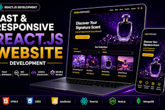 create fast and responsive react website