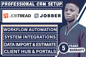 setup and automate jobber and jobtread