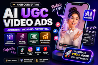 create engaging ai ugc video for tiktok, fb, yt and insta