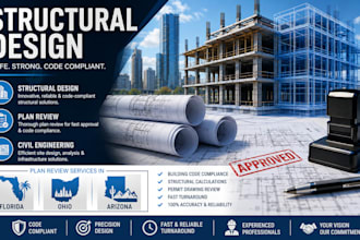 structural design, civil engineering, plan review in florida, ohio, arizona