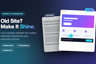 redesign your outdated website into a modern responsive site