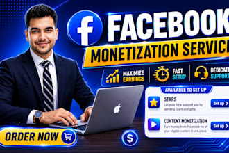 provide facebook content monetization service for you