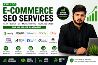 do e commerce seo geo and sem for shopify amazon  etsy and woocommerce