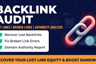 do ahrefs backlink audit with lost links broken links and authority analysis