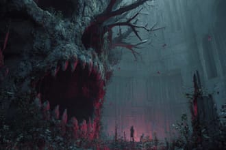 draw grimdark fantasy horror and monster lore